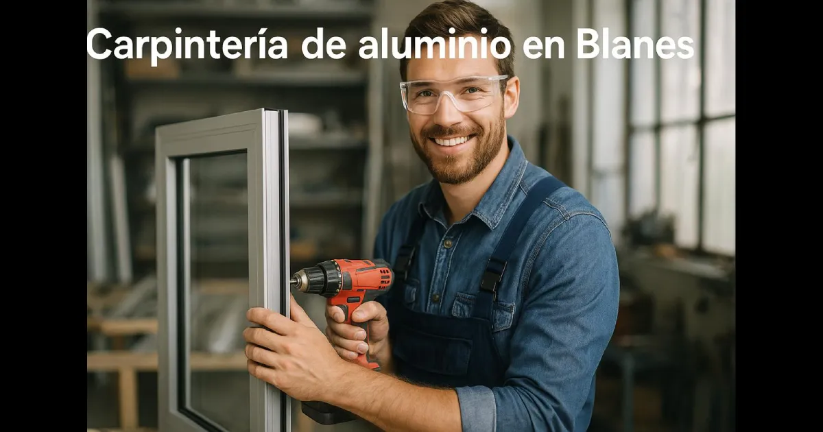 Carpintería de aluminio en Blanes, Tossa de Mar, Lloret de Mar, Llagostera, Palafolls, Tordera, Santa Susanna, Malgrat de Mar, Pineda de Mar, Calella